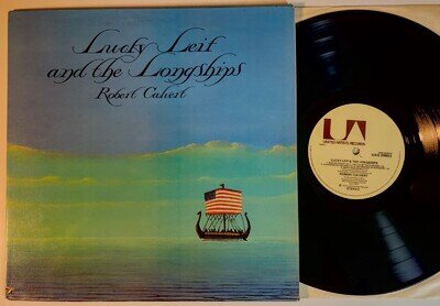 Robert Calvert Lucky Leif and the Longships LP UK Hawkwind Prod by Brian Eno