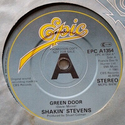 Shakin' Stevens Green Door Rare 7" UK Promo !