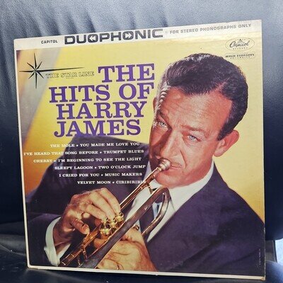 Vinyl LP Harry James " The Hit Of Harry James " Capitol Records