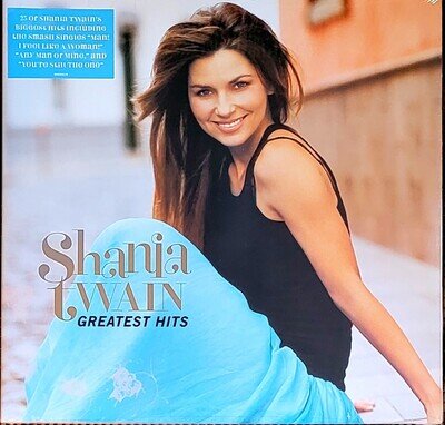 SHANIA TWAIN GREATEST HITS - 180-GRAM VINYL 2-LP SET " NEW, SEALED "