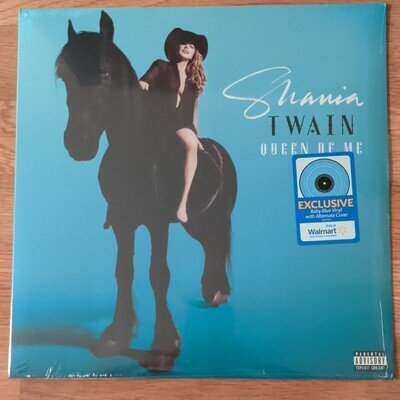 Shania Twain Queen of Me Exclusive Blue Colored Vinyl 12" LP Republic Pop