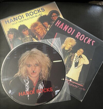 Hanoi Rocks - Self Destruction Blues / Back to Mystery City / LE Interview Disc