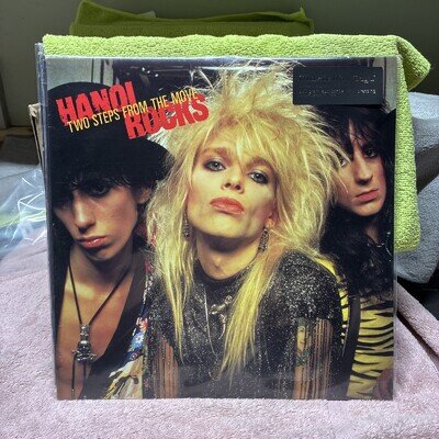 Two Steps from the MOV 180-Gram Black Vinyl by Hanoi Rocks (Record, 2024)