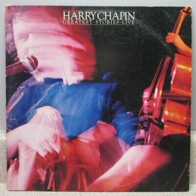 HARRY CHAPIN GREATEST STORIES LIVE DOUBLE LP