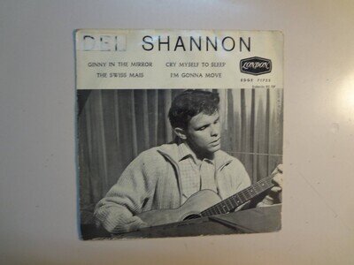 DEL SHANNON: Ginny In The Mirror +3-Spain 7" 1962 London EDGE 71752 EP PCV