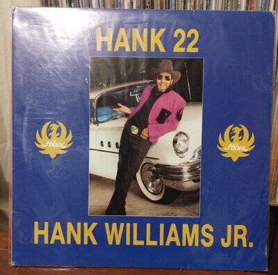 Hank Williams Jr Hank 22 Vinyl Record LP