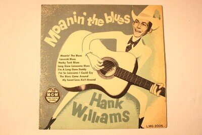 COUNTRY HANK WILLIAMS Moanin' The Blues MGM LMG 2005 10 INCH LP JAPAN