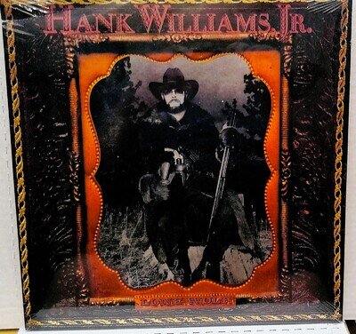 Hank Williams Jr. – Lone Wolf Sealed Vinyl 1990 Warner Bros. Records – 1-26090