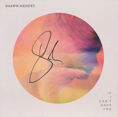 Shawn Mendes If I Can't Have You Autographed Album, Signed Picture Vinyl LP CD
