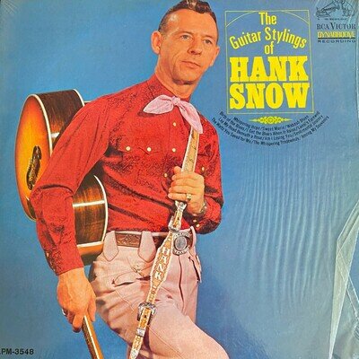 Hank Snow – The Guitar Stylings LP Record 1966 RCA Victor Country 33 RPM
