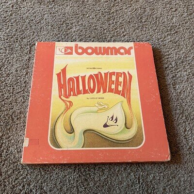 HALLOWEEN- Lucille Wood 1972 Orange Vinyl October Rhythms To Reading