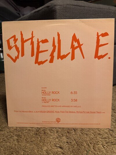 Sheila E Holly Rock Vinyl 12 Inch Single