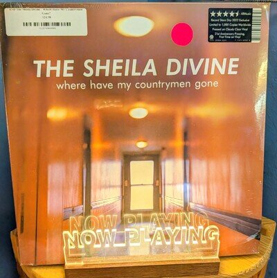 The Sheila Divine - Where Have My Countrymen Gone 12" Clear Vinyl LP Rock ORG