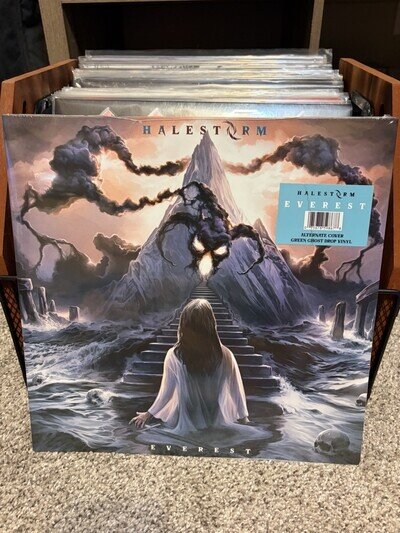 Halestorm Everest 12" Green Colored Vinyl LP Alternate Cover Rock NEW sealed!