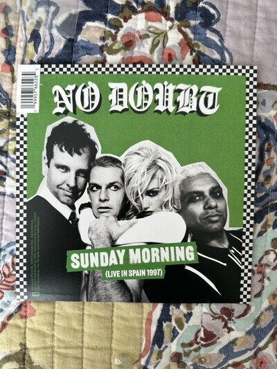 RARE No Doubt Sunday Morning The Sphere 7” Vinyl Record Vibee VIP Gwen Stefani
