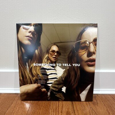 HAIM Something to Tell You LP 12" 33 RPM Black Vinyl Pop Indie Rock w/ Sleeve