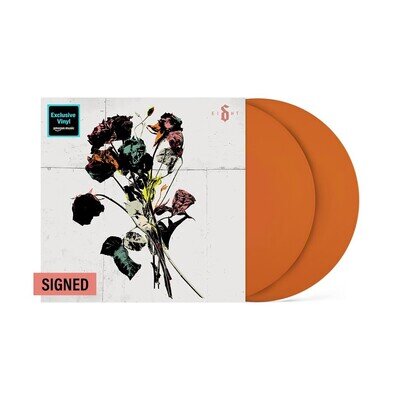 Autographed Shinedown EI8HT eight Signed TANGERINE Vinyl LP fast shipper