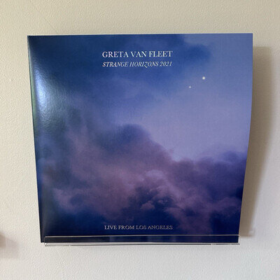 Greta Van Fleet Strange Horizons 2021 Live Los Angeles Clear Colored Vinyl LP