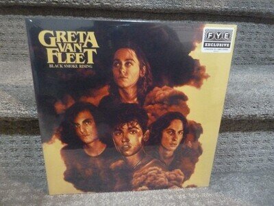 Black Smoke Rising Greta Van Fleet FYE YELLOW LP Vinyl Record Album SEALED RARE