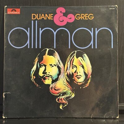 DUANE & GREG ALLMAN 1972 Polydor Germany 1st Press 2310 235 Melissa Original EX