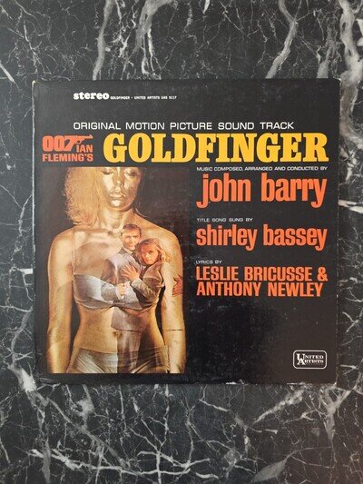 John Barry LP Goldfinger Shirley Bassey United Artists EX/EX UAL 4117