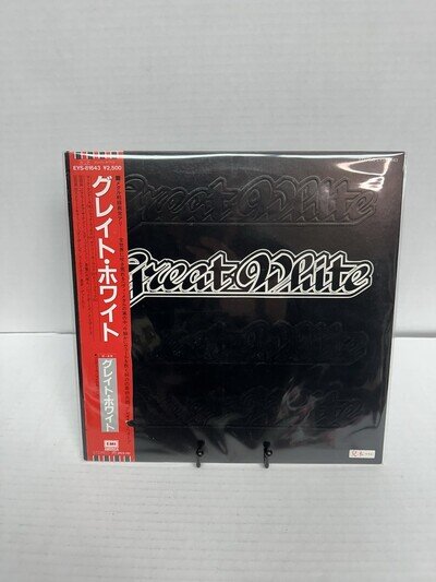 Great White – Self Titled (Japan Vinyl LP OBI/PROMO) EMI- Stickers- EYS-81643