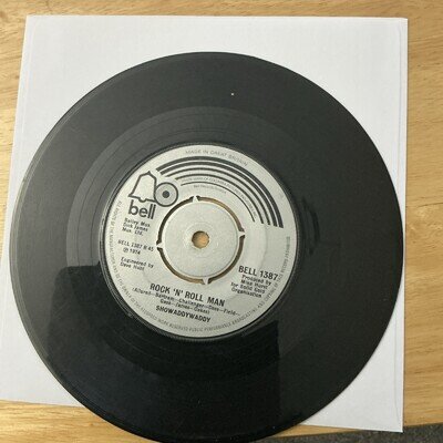Showaddywaddy Hey Mister Christmas 7" vinyl UK Bell 1974 Demo 4 prong label