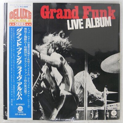 GRAND FUNK RAILROAD LIVE ALBUM CAPITOL CP9485B 2LP