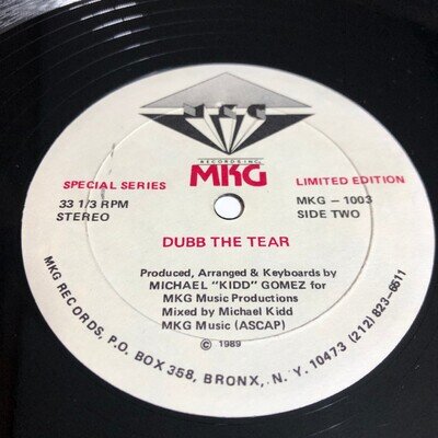 Michael "Kidd" Gomez – Tear Shed Goes House EP 1989 MKG House