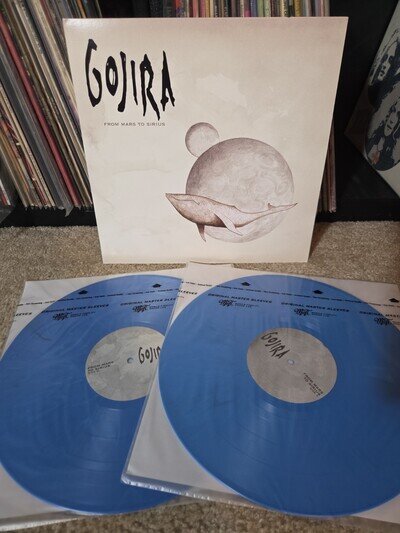Gojira From Mars To Sirius 2lp Sea Blue Vinyl 2013 Press *200 Copies* NM-/NM-