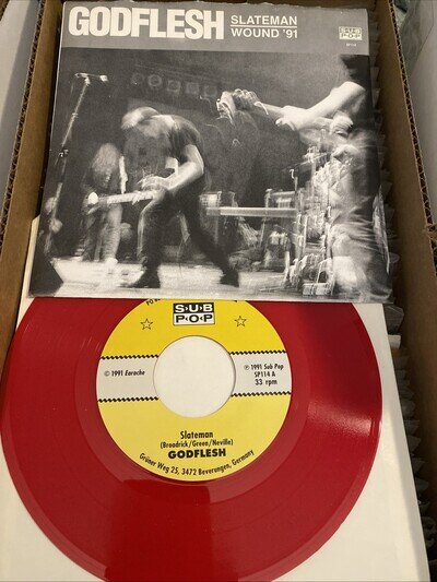 Godflesh Slateman Red Vinyl Isis Neurosis Jesu Today Is The Day PostMetal Sludge