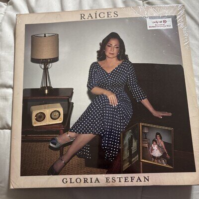 Gloria Estefan Raices Target Exclusive 2 LP Marbled Translucent Vinyl New Sealed