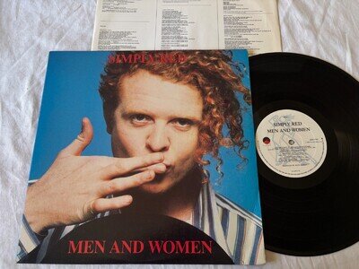 Simply Red – Men And Women LP Inner (EX) [1st US Press] ELEKTRA