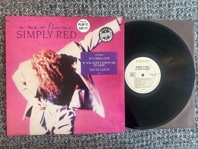 Simply Red Lp A New Flame 1989 N M Promo Copy Audiophile
