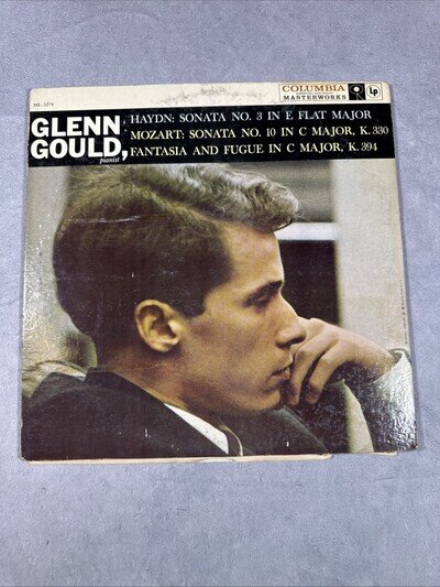 HAYDN & MOZART Piano Sonatas, Fantasia GLENN GOULD - COLUMBIA ML 5274 6EYE PROMO