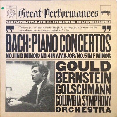 Glenn Gould, Leonard Bernstein, Vladimir Golschmann, Columbia Symphony Orchestra