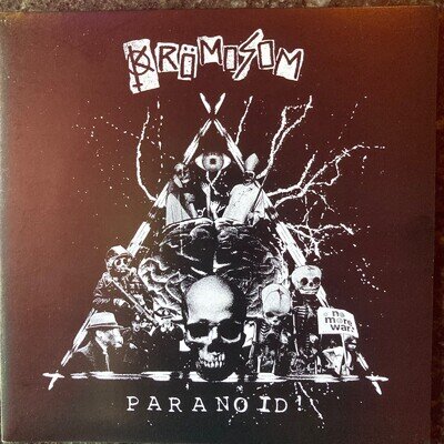 KROMOSOM paranoid 7" punk record pisschrist Lebenden Toten crust war dbeat gism