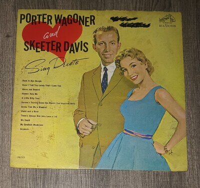 Porter Wagoner Skeeter Davis Sing Duets RCA Victor LPM2529