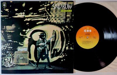 Skid Row 34 Hours LP UK CBS Laminated cover