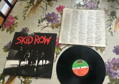 Skid Row 1989 Debut LP Vinyl OG 1st Press Atlantic STA-887227 Near Mint Record