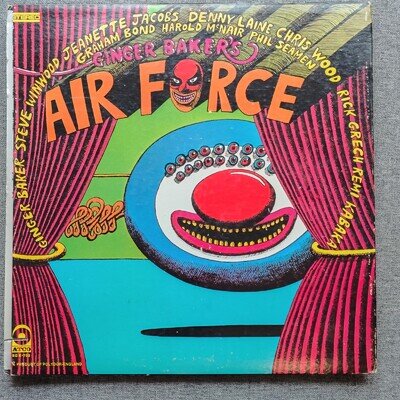 Ginger Baker's Air Force Air Force LP Vinyl 12" Stereo ATCO SD 2-703
