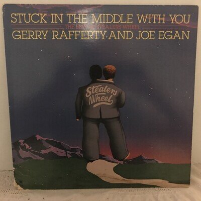 GERRY RAFFERTY & JOE EGAN THE BEST OF STEALERS WHEEL VINYL RECORD LP 1978 PROMO!