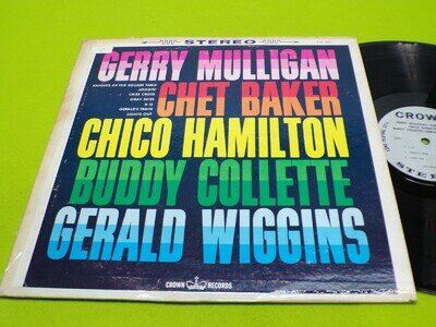 Gerry Mulligan, Chet Baker, Chico Hamilton & More 12" Vinyl Record.