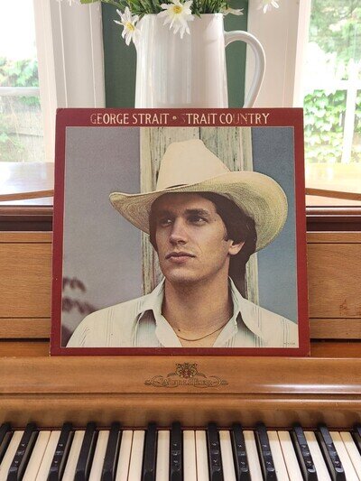 George Strait Strait Country Vinyl LP MCA Records 1981 Country