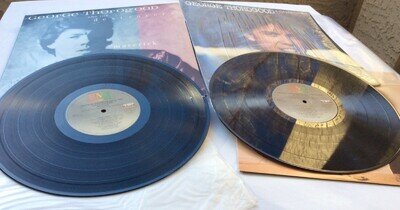 GEORGE THOROGOOD ♫ BAD TO THE BONE & MAVERICK * NM **2 ALBUM LOT** I DRINK ALONE