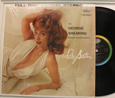 George Shearing And The Quintet Lp White Satin On Capitol - Vg+ To Vg++ shrink!