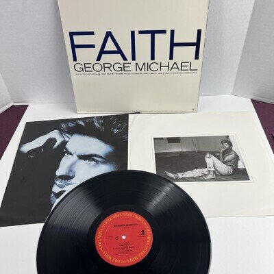 Faith [LP] by George Michael (Vinyl, 1987, Columbia USA) Original Excellent