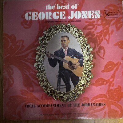 GEORGE JONES (LP) The Best Of George Jones. United Artists ST-90810. 1962. G+/G+