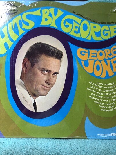 Vinyl Lp Hits By George Jones MM 2128 Mono 1967 ORIINAL SHRINK