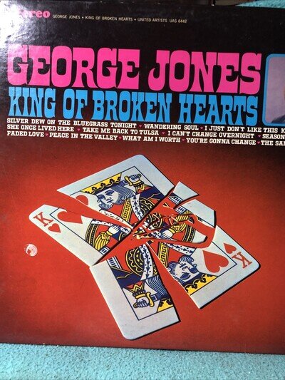Vinyl Lp George Jones King Of The Broken Hearts UAS 6442